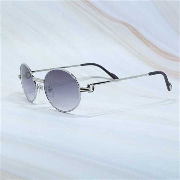 

40% off luxury designer new men's and women's sunglasses 20% off retro round men fashion metal vintage shades for women party eyew, White;black