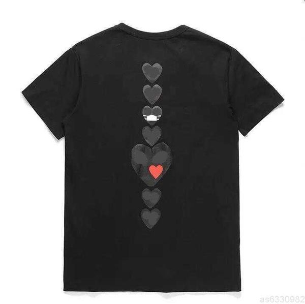 

fashion mens play t shirt cdg designer hearts casual women s des badge garcons cl04m9wb, White;black