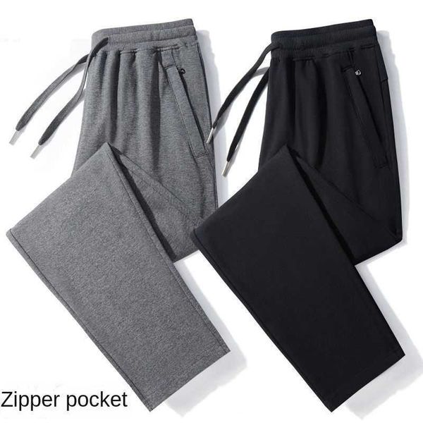 

pants two-pack sports pants spring autumn knitted loose pants straight casual pants trousers w0325, Black