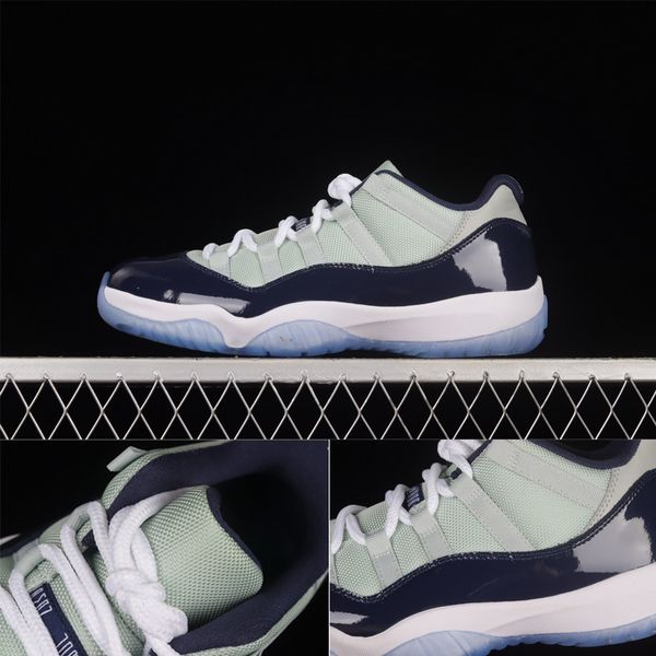 

jumpman 11 mens womens basketball shoes carbon fiber low georgetown grey mist midnight navy 528895-007 men women designers sports sneakers t
