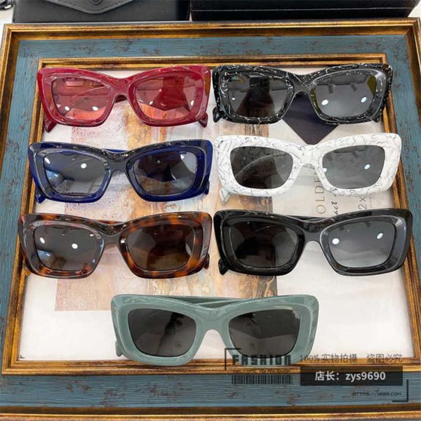 

20% off luxury designer new men's and women's sunglasses 20% off cat's eye plate ins fashion trend net red same, White;black