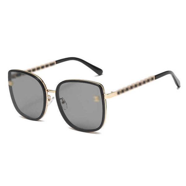 

20% off luxury designer new men's and women's sunglasses 20% off net red personalized fashion street smetal small incense large fr, White;black