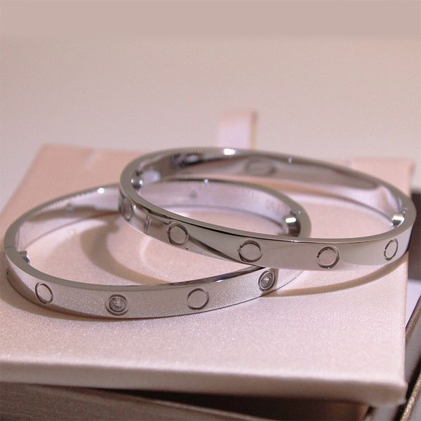 

love bracelets silver designer screw bracelet classic fashion bracelets men and women stainless steel bracelets christmas valentines day des, Black