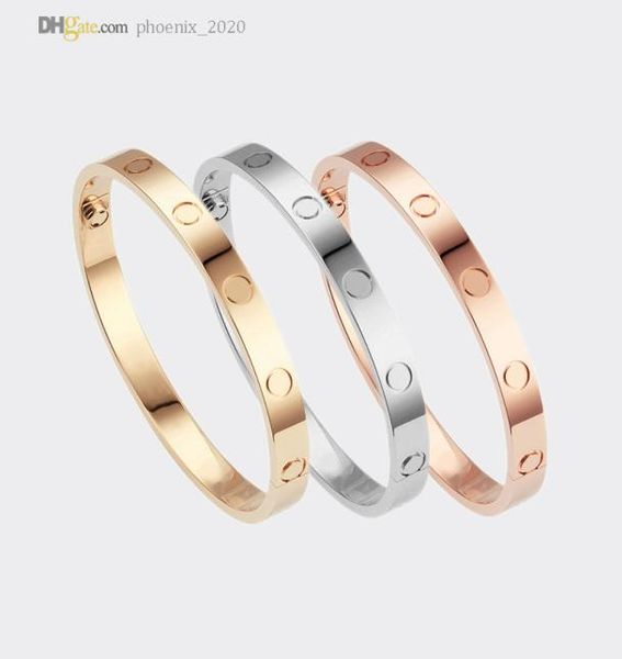 

love bracelets designer bracelet carti bangle for womenmen luxury jewelry titanium steel goldplated never fade not allergic gold2524965, Black