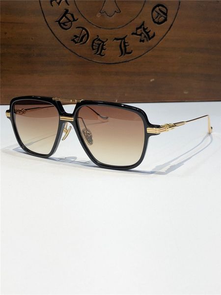 

chrome hearts fashion design square sunglasses 8182 exquisite frame vintage punk rock style high end outdoor uv400 protection eyewear, White;black