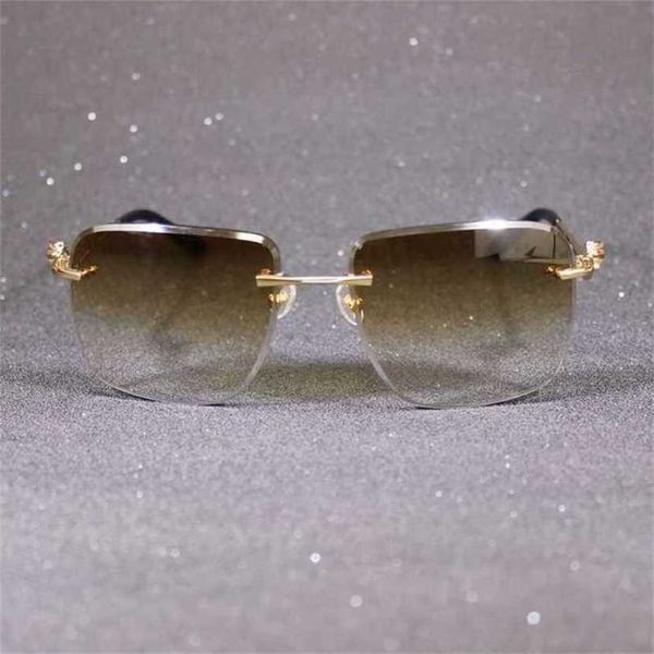 

30% off luxury designer new men's and women's sunglasses 20% off trend quadrant for men women frame cutting fashion show eyewear o, White;black