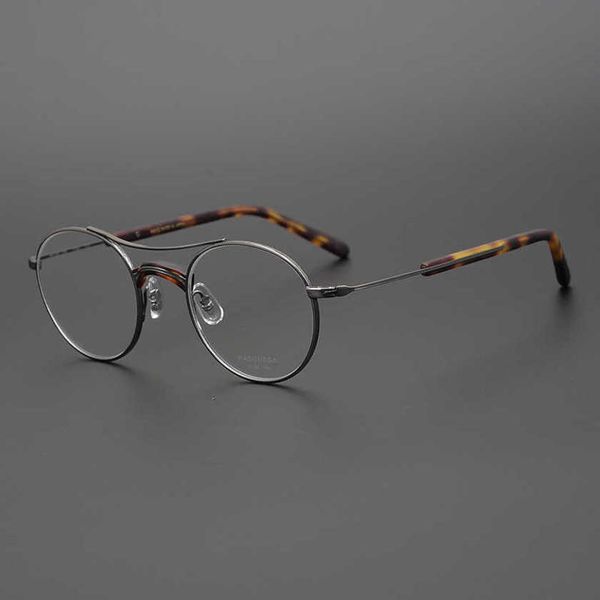 

40% off luxury designer new men's and women's sunglasses 20% off masunaga permanent gms106 double-beam pure titanium myopia optica, White;black