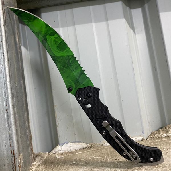 

csgo gamma doppler long flip knife pocket folding knifes chef cook kitchen hunting outdoor knifess camping survival tactical knife butterfly