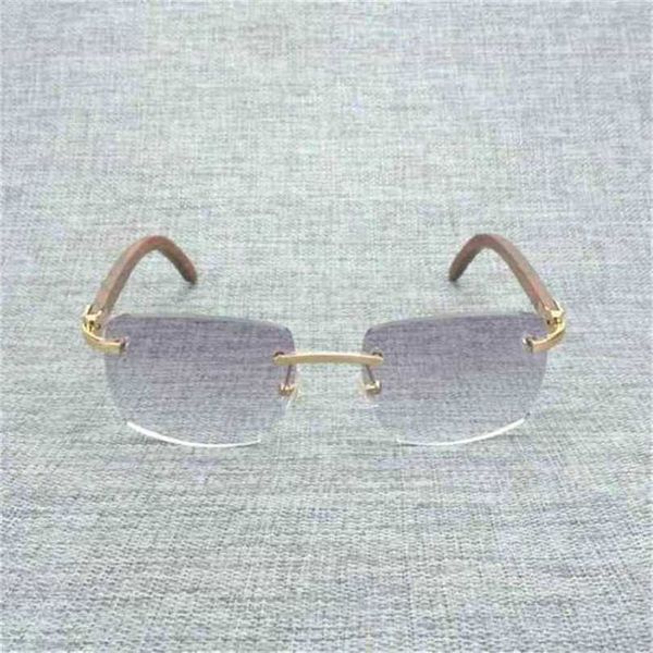 

men's luxury designer women's sunglasses natural wood men black white buffalo horn eyewear women accessories oculos shade rimless, White;black