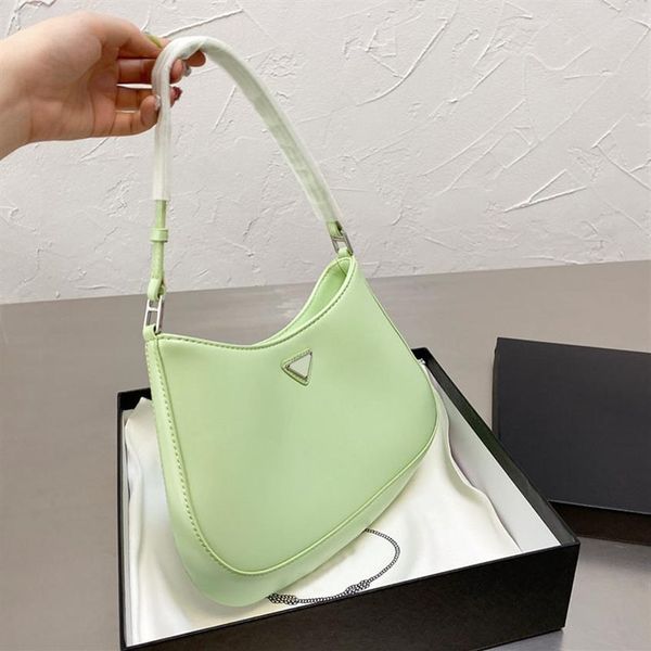 

womens leather cleo shoulder bag luxurys designers handbag women casual totes bags colorful men ourdoor vintage sport pack 2021237q