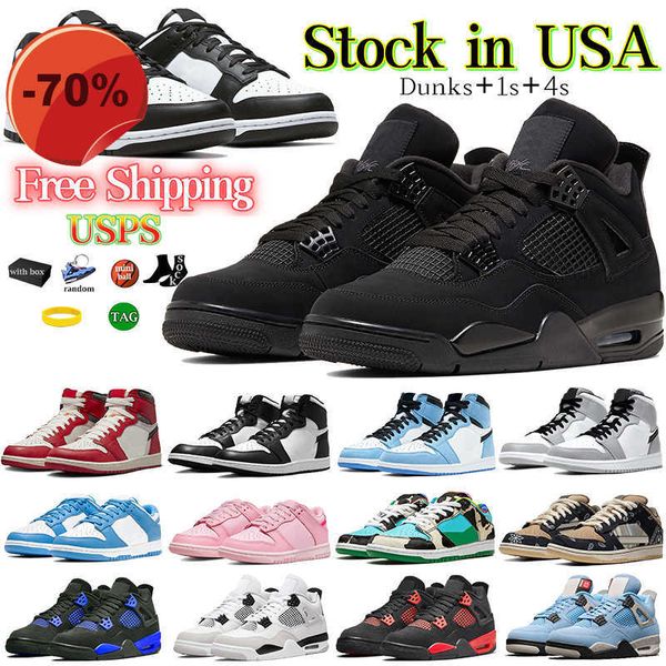 

delivery fast 1s 4s dunks men basketball shoes mens womens black cat university blue dunksb white black panda local warehouse designer sneak