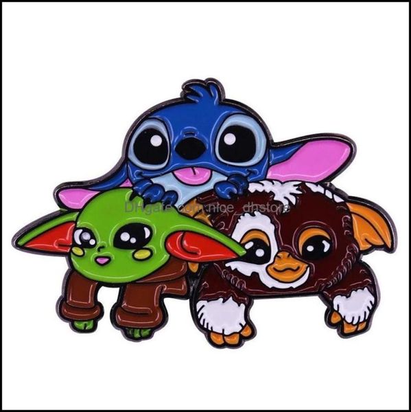 

pinsbrooches jewelry cute movies games hard enamel pins collect metal cartoon brooch backpack hat bag collar lapel badges women dh6286278, Gray