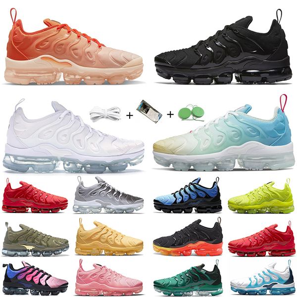 

tn running shoes tns plus triple white black university hyper blue lemon lime bubblegum fresh wolf grey tennis ball bred mens trainers sport