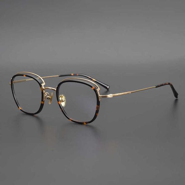 

luxury designer sunglasses 20% off japanese style hand-made slim high texture square myopia glasses frame fashion, White;black