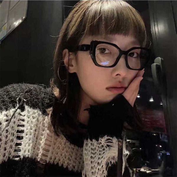 

luxury designer fashion sunglasses 20% off family's fashion cat's eye irregular flat lens the same frame glasses can be matched wi, White;black