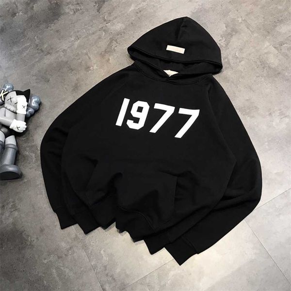 

80% off factory outlet online 23 spring korean new electrostatic flocking couple casual hooded sweater, Black