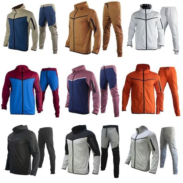 

designer men women sportswear tuta tech pants tracksuits suits mens track sweat suit coats man jogger tracksui jackets hoodies sweatshirts 2, Gray