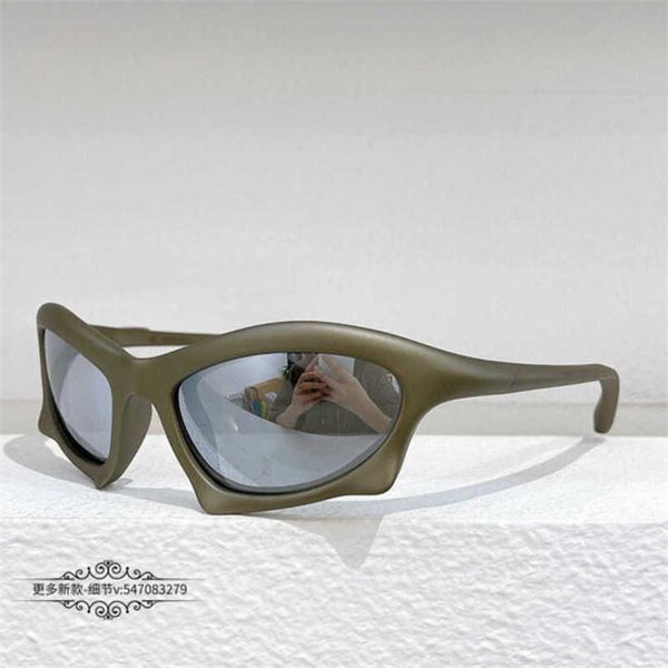 

10% off luxury designer new men's and women's sunglasses 20% off male ins net red with cat's eye fashion futuristic female bb, White;black