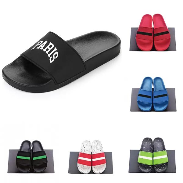 

balencigas balencaigaity 2023 designer slippers bath mens womens slider slides sandals rubber foam flat sole slipper paris piscine, Black