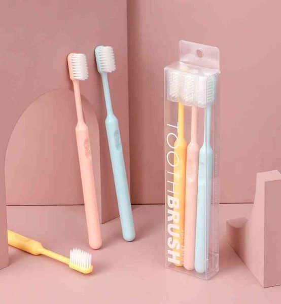 

3pcsset eco friendly toothbrush wheat straw handle bamboo charcoal bristle soft ultra fine bristles toothbrushes vtmtb19647363617
