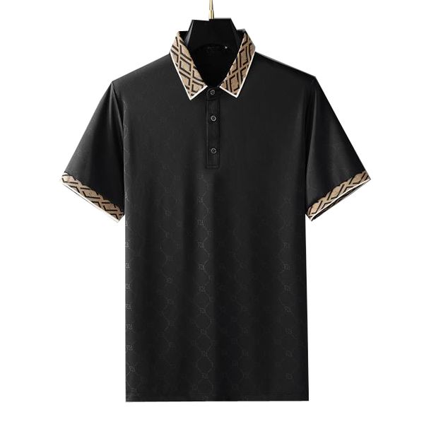 

23aa design new men's polo t-shirts fashion mens t shirts designer polo shirt luxury tees classic m-2xl, White;black