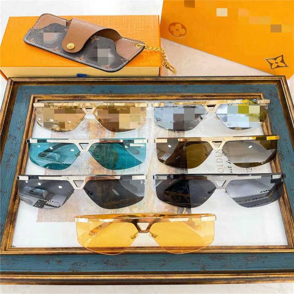 

50% off luxury designer new men's and women's sunglasses 20% off the family conjoined ins network with z1825e street p hip-hop, White;black