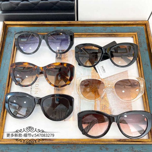 

40% off luxury designer new men's and women's sunglasses 20% off individuality ins same style female oval fashion ch5492, White;black