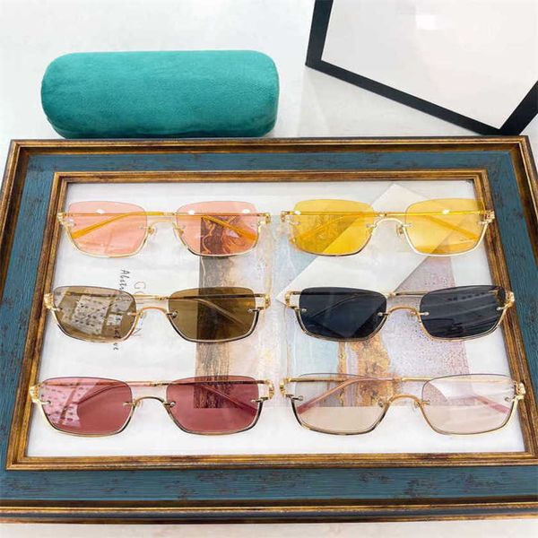 

40% off luxury designer new men's and women's sunglasses 20% off family ni the same metal personality fashion half-frame female gg, White;black