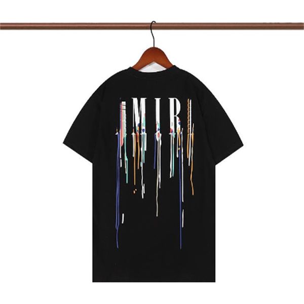 

2023 new men's t-shirts womens designer t shirts printed fashion man t-shirt cotton casual tees short sleeve luxury hip hop streetwear, White;black