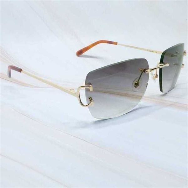 

luxury designer new sunglasses trending product mens fashion glasses square big wire carters metal sunglass vintage eyewearkajia, White;black