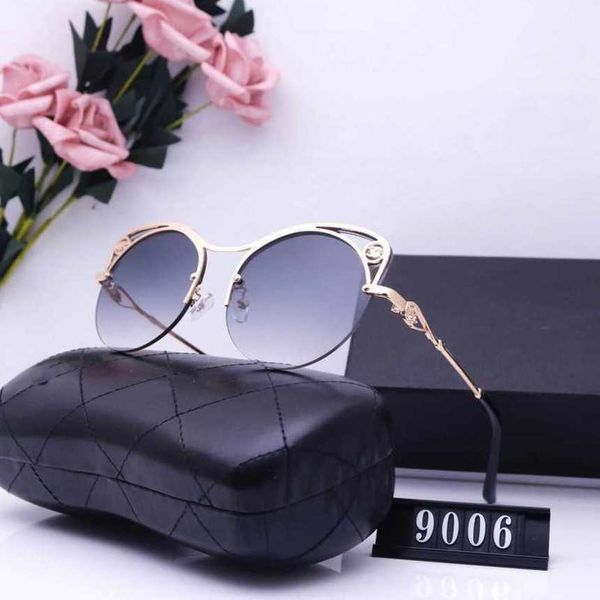 

luxury designer fashion sunglasses 20% off overseas street shooting travel fashion glasses 9006, White;black