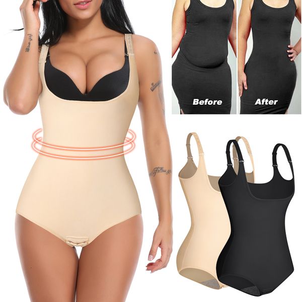 

waist tummy shaper underbust bodysuit shapewear women seamless full body shaper slimming waist tummy control underwear flat belly smooth cor