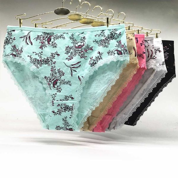 

women's panties currad 6pieces/lot cotton panties women underwear plus size briefs high waiste underpant female panty for woman xxl xxx, Black;pink