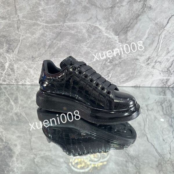 

r sneakers calfskin casual shoes reflective shoes vintage suede leather trainers all-match stylist sneaker leisure shoe platform lace-up pri, Red;white