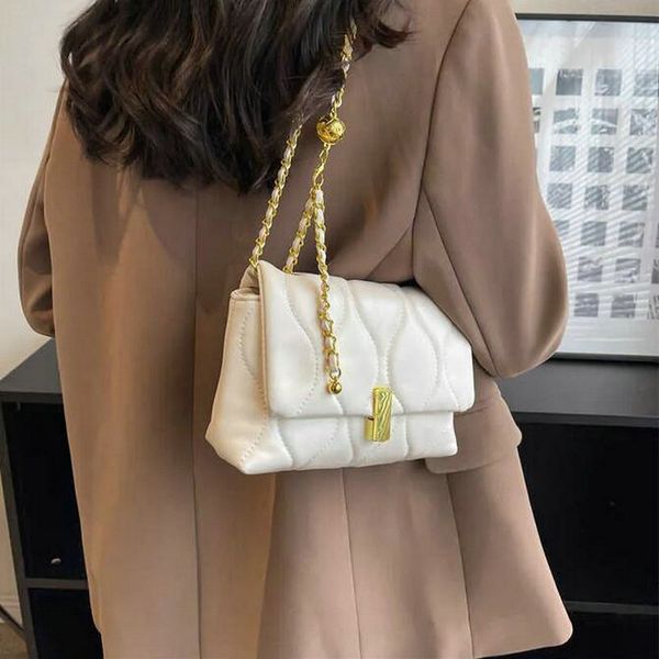 

hbp crossbody bags for women 2023 trend fashion designer female leather quilted bag female chain handbags and purses
