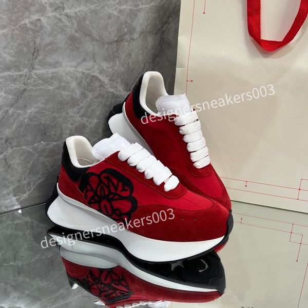 

2023new designer casual shoes mens women sneaker lady luxurys runner trainers multicolor platform shoes, Black