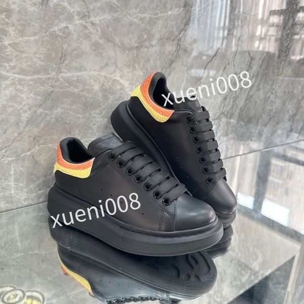 

2023new designer sneakers casual shoes reflective shoes suede leather trainers stylist sneaker leisure shoes platform lace-up print, Red;white