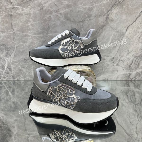 

r sneakers casual shoes mens women daddy sneaker lady luxurys runner trainers multicolor platform shoes2023, Black