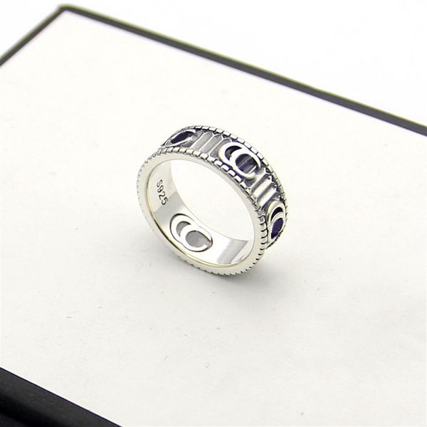 

europe america retro style ring women lady brass silver plated engraved stripe pattern g letter wedding engagement narrow rings si307o, Slivery;golden