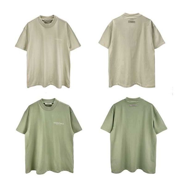 

fog t shirt mens essentialls designer tees ess women tshirts fg small flocking print short sleeve t-shirt summer, White;black