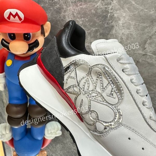 

new designer sneakers casual shoes men women daddy sneaker lady luxurys runner trainers multicolor platform shoes platform lace-up print sne, Black