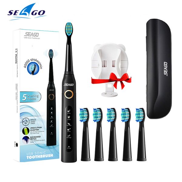 

toothbrush seago sg507b sonic electric toothbrush timer brush usb rechargeable electronic tooth brush heads replacement holder gift 230327