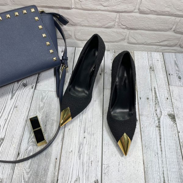 

fashion sandals brush leather slingback pumps 7-9cm high heels summer casual women's lady shoes slippers, Black