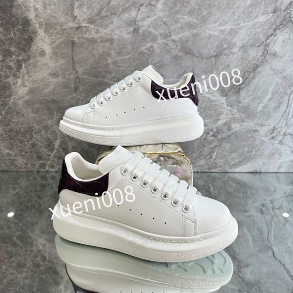 

r men womens sneaker casual shoes leather sneakers embroidered stripes white shoe flat platform walking sports casual shoes2023, Red;white