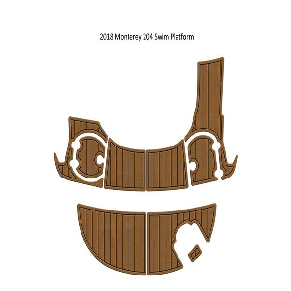 

2018 monterey 204 swim platfrom step pad boat eva foam faux teak deck floor mat self backing ahesive seadek gatorstep style floor