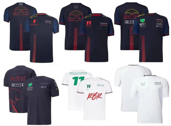 

new 2023f1 formula one t-shirt summer team short sleeve shirt same customization