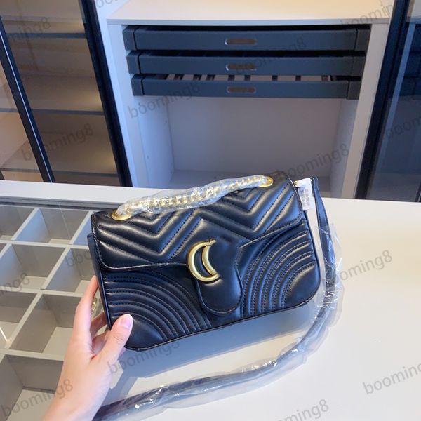 

a luxury designer bags women shoulder bag marmont leather handbags chain cosmetic messenger shopping shoulder bag totes lady wallet purse cl