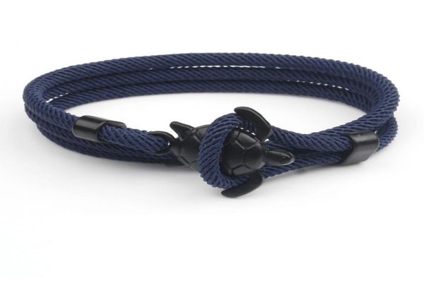 

layered hand knitting simple milan line sea turtle charm bracelet8606037, Golden;silver