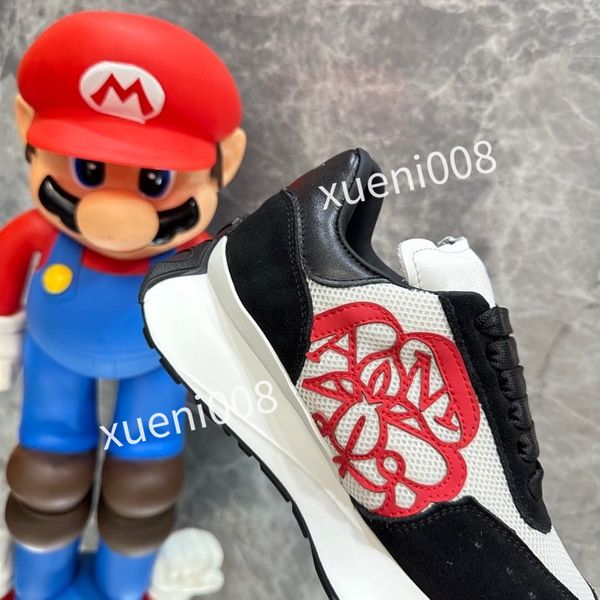 

new casual shoes designer men women shoe strawberry wave mouth tiger web print vintage trainer man woman variety of styles2023, Red;white