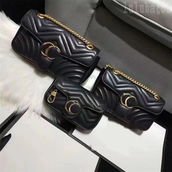 

leather messenger bag luxuries designer marmont women bags multiple internal compartments classic double letters buckle brass cross body bag